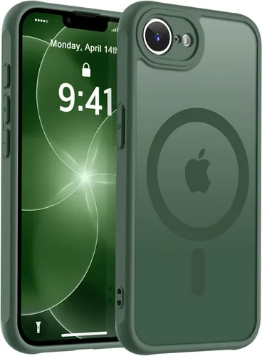 Vista 205 de MOCCA - Funda magnética resistente para iPhone XR de 6.1 pulgadas, compatible con MagSafe, funda con protección contra caídas de grado militar