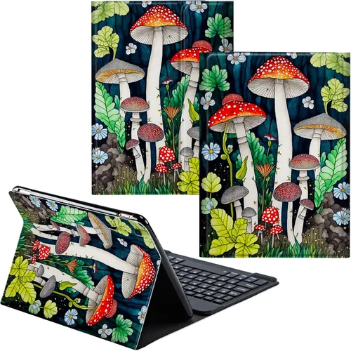 Vista 87 de Funda para Samsung Galaxy Tab S6 Lite 2022/2020 Teclado inalámbrico desmontable y cubierta de cuero PU Funda protectora para Samsung Galaxy Tab S6
