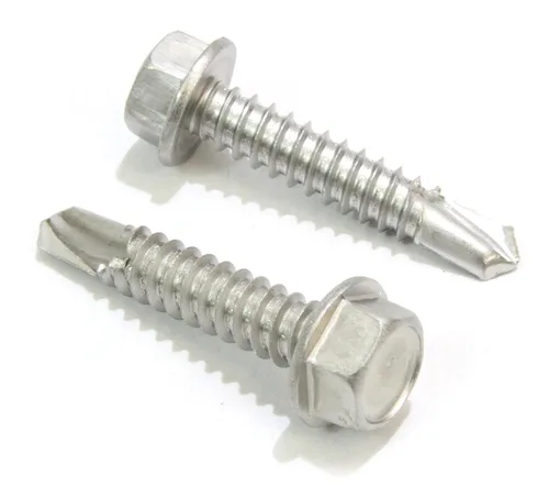 Vista 11 de Bolt Dropper Tornillos TEK de acero inoxidable #8 x 1/2 pulgadas, paquete de 100 tornillos autorroscantes, resistentes a la corrosión, tornillos