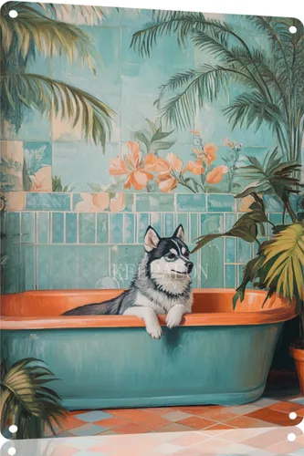 Vista 10 de Letreros divertidos de metal para decoración de baño y bañera, póster de metal retro, póster de bar, hogar, baño, decoración de pared, 12 x 8 5636