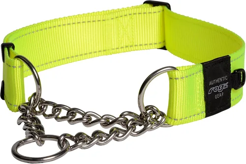 Vista 15 de Rogz Utility - Collar de perro de medio cheque reflectante de 1 pulgada, color naranja