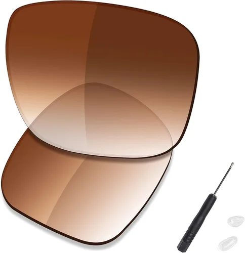Vista 32 de SAUCER Premium Replacement Lenses & H20 Screwdriver & Nose Pieces for Oakley Holbrook Metal OO4123 UV400 Protection