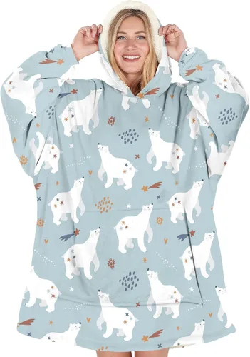 Vista 13 de Warmstorey Manta con Capucha Portátil para Mamá Esposa La Mejor Sudadera de Todos los Tiempos - Regalo de Navidad del Esposo Hija Aniversario