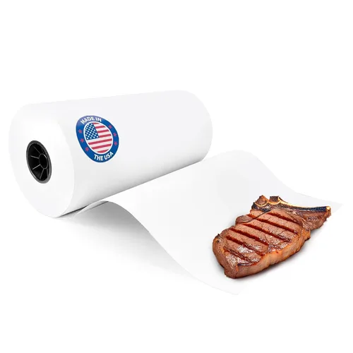 Vista 29 de Papel de carnicero negro de 18 x 2160 pulgadas (180 pies) – Rollo de papel de carnicero natural hecho en Estados Unidos para carne y pescado, sin