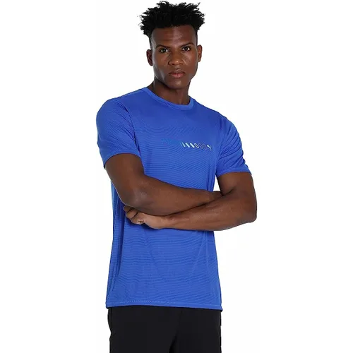 Vista 24 de Camiseta de Manga Corta Hombre Puma Run Favorite Logo Azul