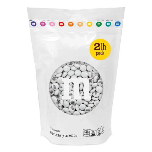 Vista 5 de M&M'S - Juego de recuerdos de fiesta de chocolate de graduación, 30 paquetes de 0.75 onzas, dulces M&M'S® de la clase 2026 con sombrero