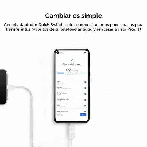 Vista 9 de Google Pixel 5 - Teléfono Android 5G - Resistente al agua - Smartphone desbloqueado con visión nocturna y lente ultra ancha - Solo negro