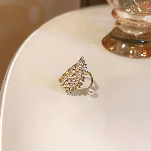 Vista 5 de Petsmoon Rings for Women Western Fashion Jewelry for Women, 14K Gold-Plated Adjustable Ring, for Western Valentine's Day.