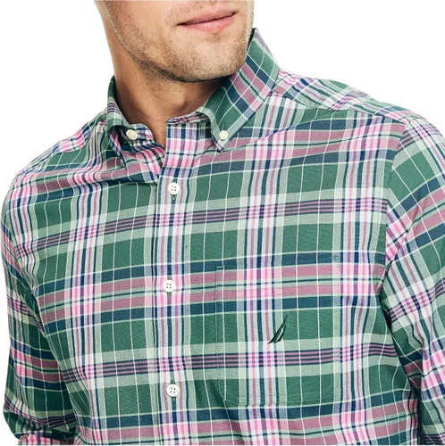 Vista 3 de Nautica Camisa a cuadros hecha de forma sostenible para hombre