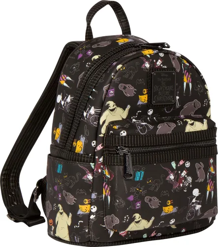 Vista 2 de Loungefly Disney The Nightmare Before Christmas Mini mochila Negro