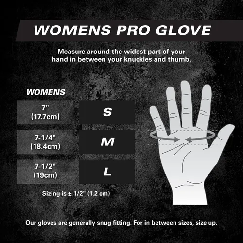 Vista 4 de Guantes Harbinger Pro para mujer con palma de cuero acolchada con ventilación para levantamiento de pesas, entrenamiento, fitness y entrenamientos