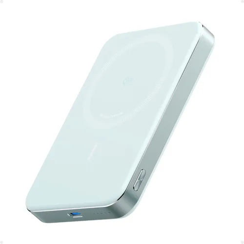 Vista 9 de Anker MagGo Power Bank, batería magnética ultradelgada de 10,000 mAh, con certificación Qi2 de 15 W, cargador portátil ultra rápido compatible