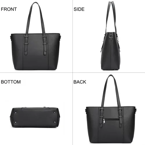 Vista 5 de Bolsos y bolsos de mano para mujer, bolso de hombro con asa superior, bolso de dama
