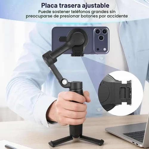 Vista 5 de Adaptador magnético de liberación rápida del teléfono del montaje para DJI