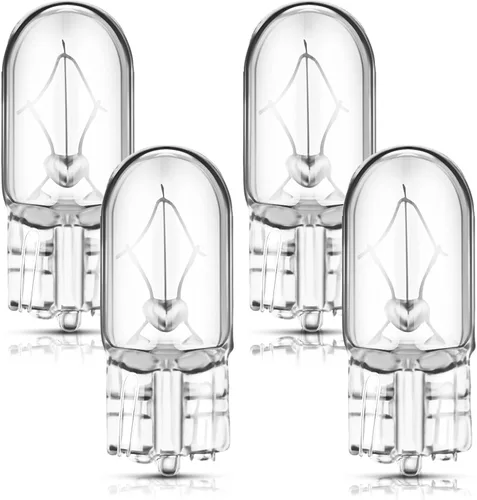 Vista 7 de Rossesay 2827NATB 2825 Bombilla 12V 5W W2.1 x 9.5D Base Luz de Marcador Lateral Ámbar Natural Bombillas de Luz de Estacionamiento Marcador Lateral