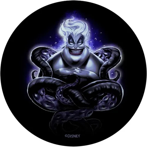 Vista 3 de Disney Villains Ursula Purple Hue Retrato PopSockets PopGrip: agarre intercambiable para teléfonos y tabletas