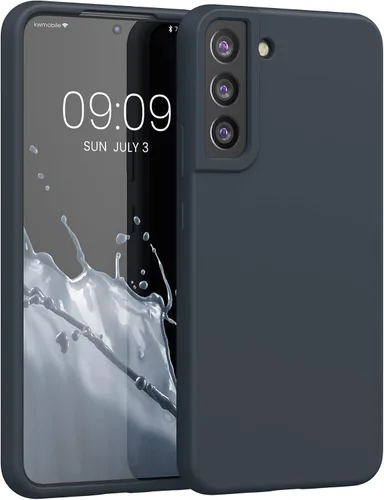 Vista 109 de kwmobile Funda compatible con Samsung Galaxy S9 - Funda de silicona TPU con acabado suave - Blue Reef