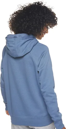 Vista 2 de Under Armour - Sudadera con capucha para mujer de vellón con logotipo modelo Rival