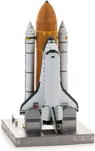 Vista 5 de Metal Earth Fascinations Premium Series - Kit de lanzamiento del transbordador espacial 3D