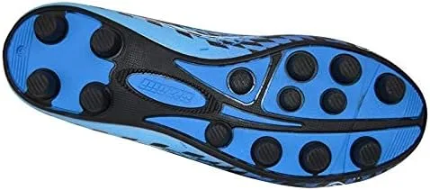 Vista 4 de Vizari Racer - Zapatos de fútbol para niños pequeños y pequeños, diseño gráfico único con parte superior de cuero sintético resistente, suela
