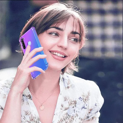 Vista 6 de Funda para Redmi Note 8T M1908C3XG Linda Caso para Niñas Mujeres, Gradient Slim Anti Scratch Soft TPU Funda protectora a prueba de golpes