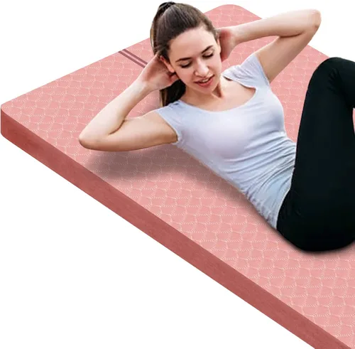 Vista 29 de nuveti Tapete Grande para Ejercicios - Tapete de Yoga de 15mm/20mm/30mm de Grosor Tapete de Ejercicios para Fitness, Yoga, Pilates, Estiramientos