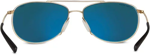 Vista 4 de Method Seven Gafas de sol Piloto Aviatrix SKY9 para mujer Azul y dorado