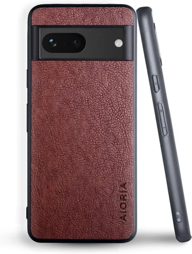 Vista 4 de AIORIA Funda para Google Pixel 7a, pantalla de 6.1 "Premium PU Leather Cover Retro Business Design Funda protectora completa para Google Pixel 7a 5G