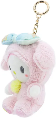 Vista 2 de Llavero de peluche lindo de dibujos animados de anime de 5 pulgadas (D)