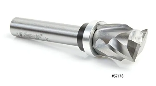 Vista 4 de Amana Tool - 57176 Patrón espiral de carburo sólido/compresión de inmersión 7/8 de diámetro x 1-9/64 x 1/2
