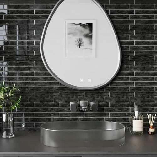 Vista 4 de CRE8TIVE 16 hojas de aspecto de madera para despegar y pegar, calcomanías autoadhesivas de 12 x 12 pulgadas, azulejos de pared de tablones de madera