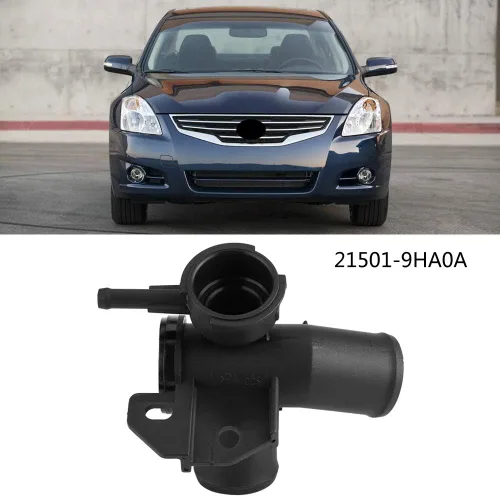 Vista 7 de 21501-9HA0A Cuello de relleno de radiador en línea, cuello de relleno de radiador de automóvil Keenso Brida de salida de agua para Nissan Altima