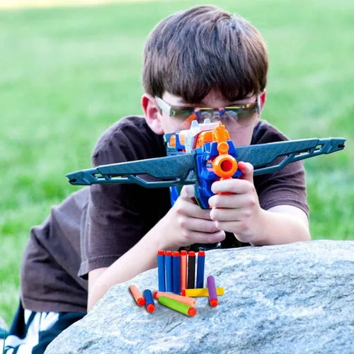 Vista 7 de KISEER Paquete de munición de balas de dardos de repuesto de colores de 240 piezas para Nerf N-Strike Elite Series Blasters
