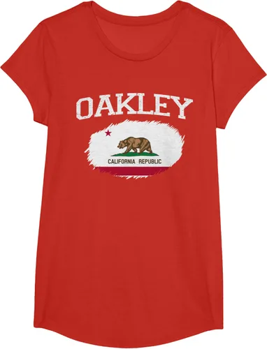 Vista 41 de OAKLEY CA CALIFORNIA Flag Vintage USA Sports Hombre Mujer Camiseta, Negro