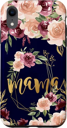 Vista 25 de Mama Floral New Mom Flower Print Pregnant Woman Watercolor Case for iPhone 17