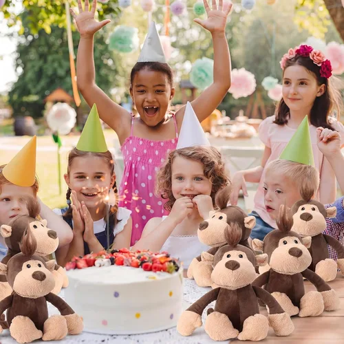 Vista 8 de Blueweenly - 12 peluches de mono para niños de 9.8 pulgadas