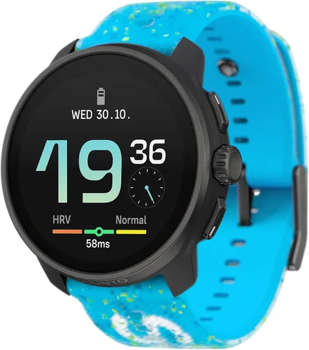 Vista 20 de SUUNTO Raza: Reloj deportivo GPS, pantalla a color AMOLED grande y Todo negro