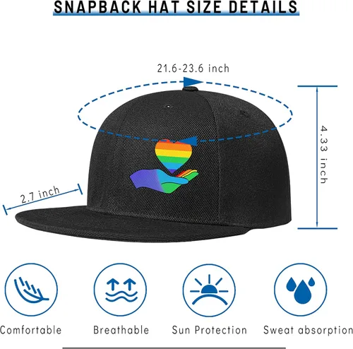 Vista 2 de Sombreros de Jesucristo para hombre, gorra de visera plana para hombre, mochila negra a presión, gorra de béisbol negra
