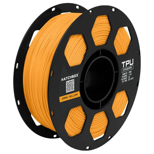 Vista 11 de HATCHBOX - Filamento de poliuretano termoplástico para impresora 3D, Shore 95A, color beige, carrete de 1 kg, precisión dimensional de +/- 0.03 mm