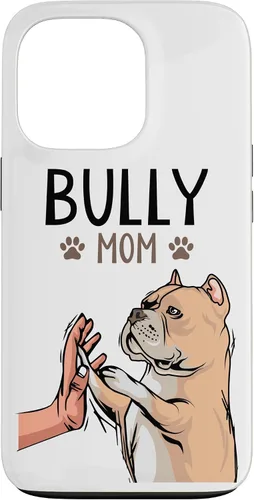 Vista 10 de Funda para iPhone 13 Pro Max American Bully Mom Dog Mama Dog Dog Holder