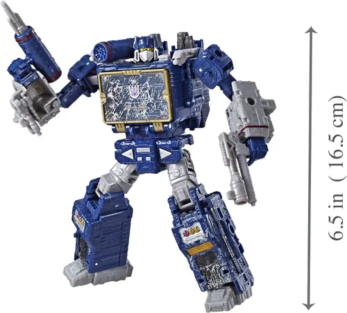 Vista 2 de Transformers Toys Generations War for Cybertron Voyager Wfc-S25 Soundwave Figura de Acción - Capítulo Siege - Adultos y Niños de 8 Años en Adelante