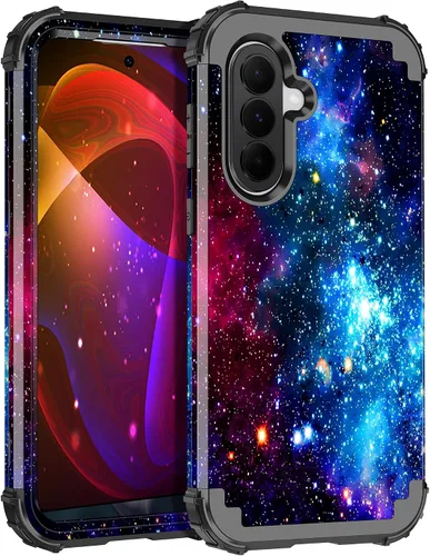 Vista 97 de Miqala Funda para Galaxy A14 5G, que brilla en la oscuridad, tres capas, resistente, a prueba de golpes, protección completa, parachoques