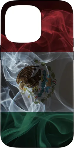 Vista 21 de Smoky Mexico Flag - Funda para iPhone 17 con diseño de orgullo mexicano ahumado