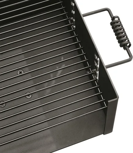 Vista 4 de Guide Gear Parrilla de barbacoa de carbón resistente estilo parque para campamento, cocina al aire libre, patio trasero, patio, parrillas