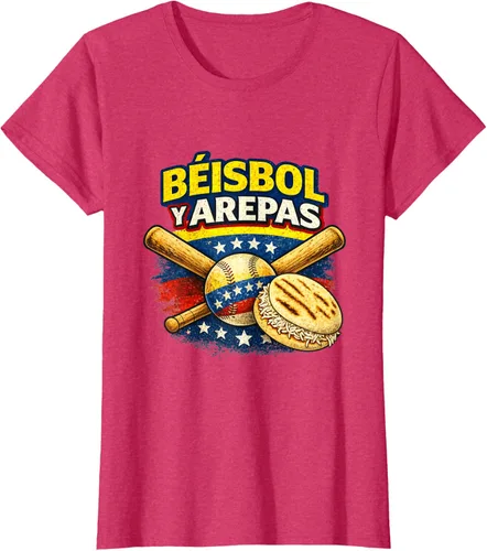 Vista 7 de Camiseta Beisbol y Arepas Venezuelas Baseball Pride Team 2026