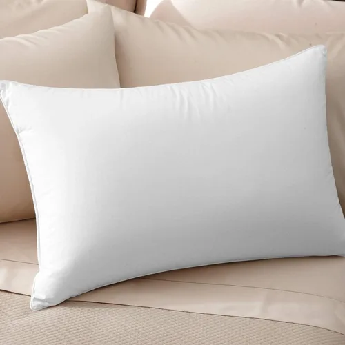 Vista 5 de Cuddledown Dreamstead 800 Fill Power Almohada Plumón de ganso blanco europeo Carcasa 100% algodón, tejido satinado, hipoalergénica, hecha a