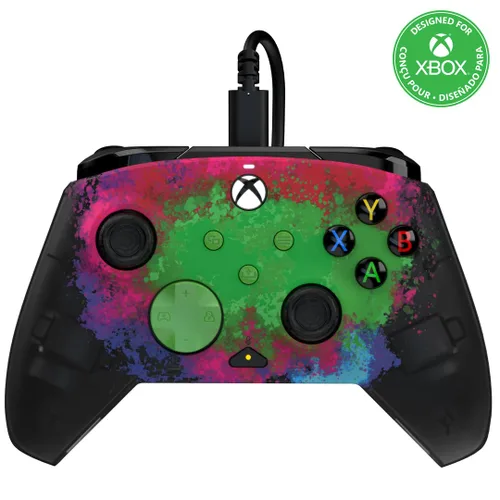 Vista 27 de PDP Gaming Xbox Series X S Red Bundle: REMATCH Wired Gamepad Controller & AIRLITE Wired Headset with Mic, Licensed Xbox One Gamepad, Customizable