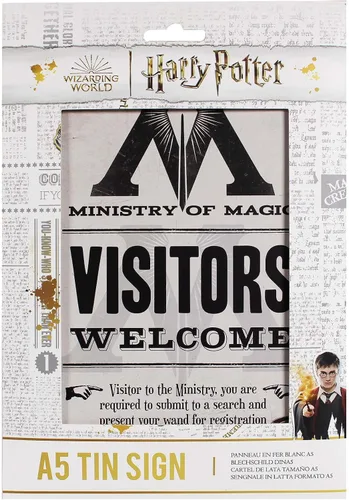 Vista 4 de Cartel de hojalata pequeño - Harry Potter (Ministry Of Magic)