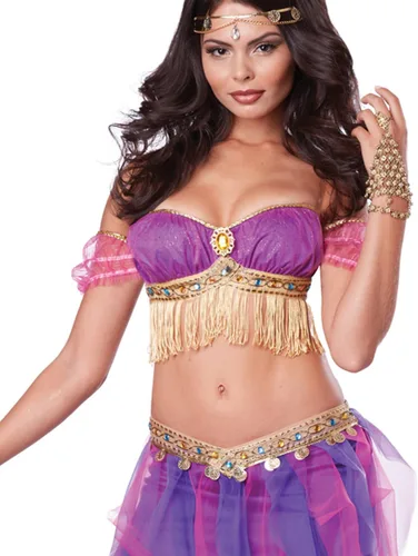Vista 2 de California Costumes - Disfraz sexy de dos piezas para mujer