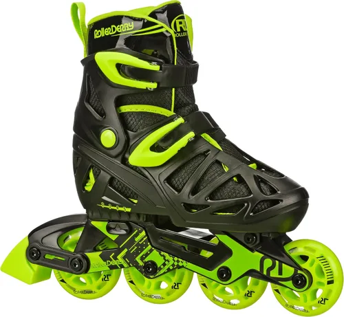 Vista 7 de Roller Derby Tracer Patines en línea ajustables para niños, niñas, principiantes